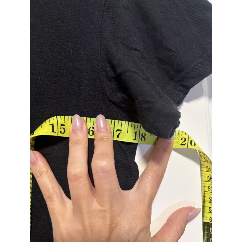 Levi's Black Cotton T-Shirt M - Picture 4 of 6